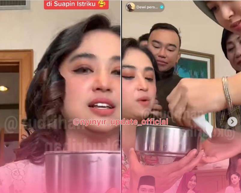 Dewi Perssik dan istri Aldi Taher
