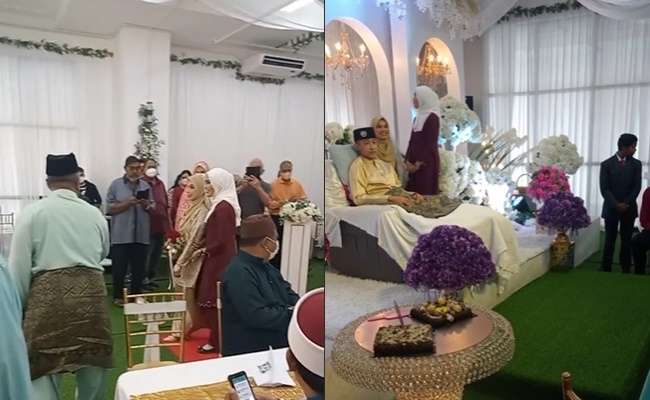 Mempelai Pria Sakit Kanker Stadium 4, Pengantin Ini Menikah di Tempat Tidur