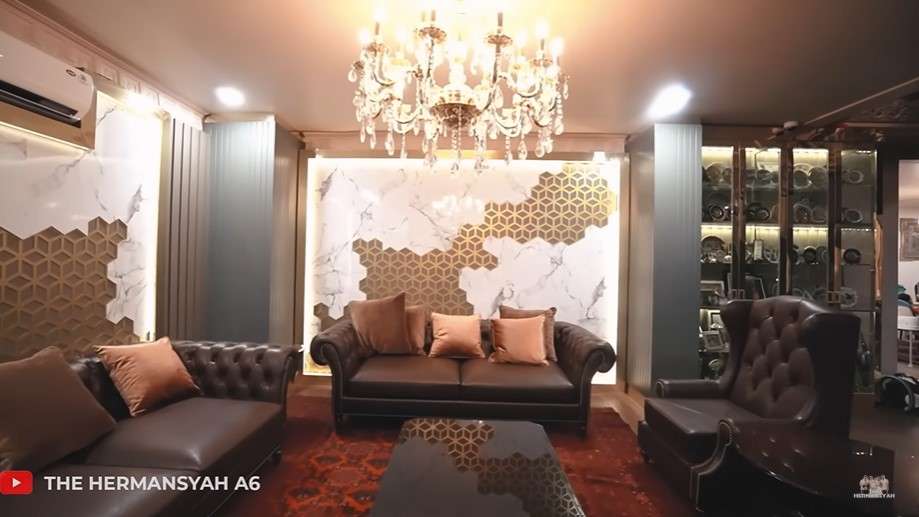 Ruang Tamu rumah Ashanty Ruang Tamu rumah Ashanty