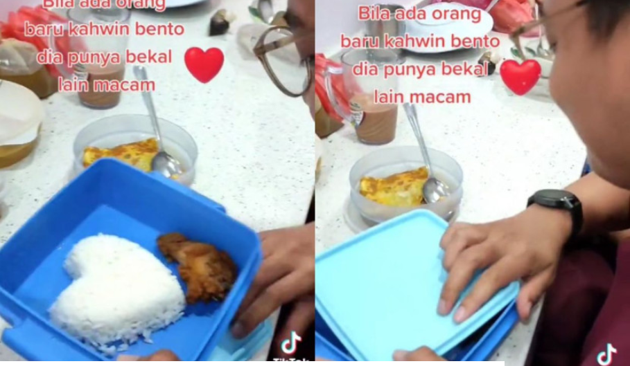 Bawa Bekal Buatan Istri, Pria Pengantin Baru Malu dengan Teman kantor