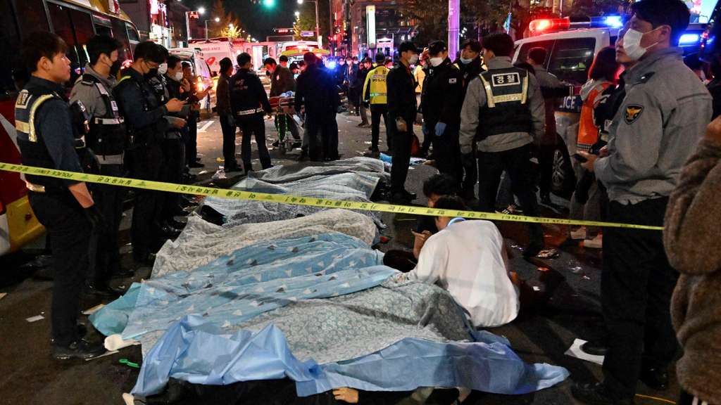 Tubuh korban tragedi Itaewon