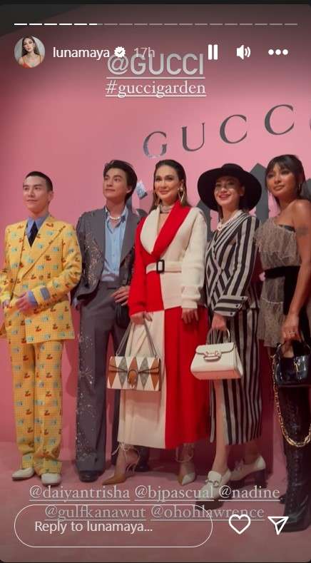 Luna Maya di acara Gucci di Australia