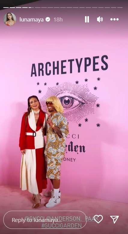 Luna Maya di acara Gucci di Australia