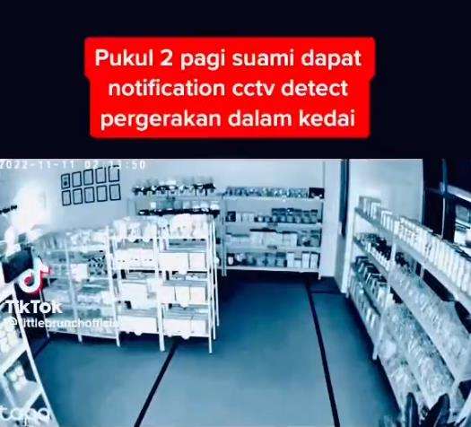 Rekaman CCTV jam 2 pagi perlihatkan bayangan putih seperti bayi merangkak.
