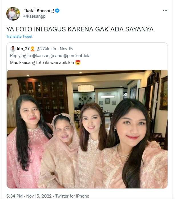 Unggahan Kaesang Pangarep