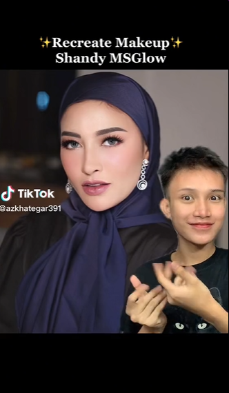 TikToker Rias Wajah Seperti Shandy Purnamasari