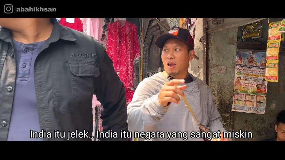 Lagi bikin konten street food di India, YouTuber Indonesi didatang preman pasar.