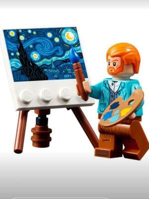 Lego Ideas Vincent van Gogh - The Starry Night.