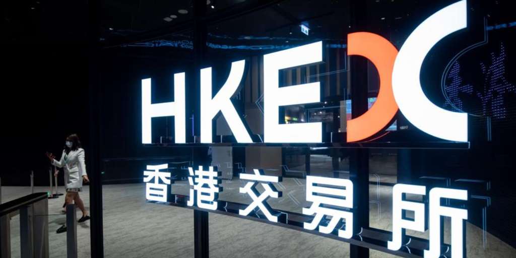 Bursa Efek di Hongkong.
