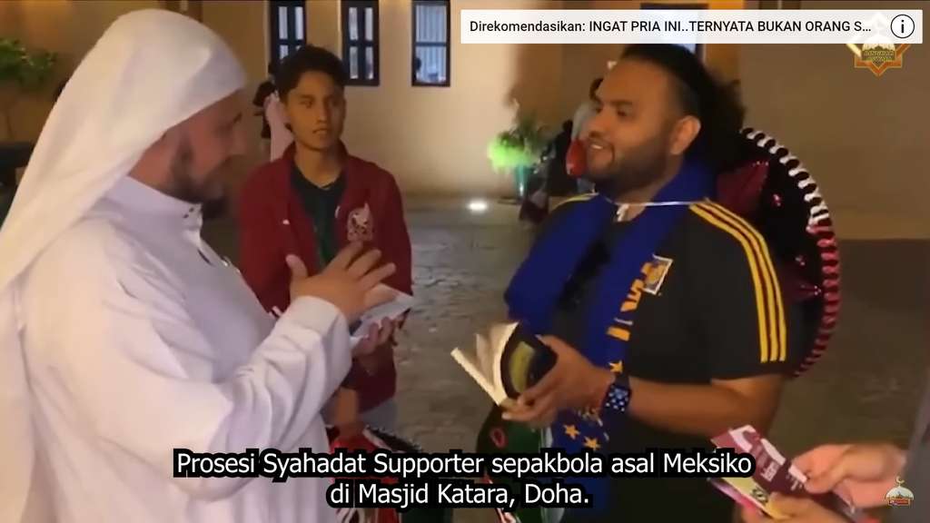 2 Hari Nonton Piala Dunia 2022 Qatar, Suporter Ini Masuk Islam