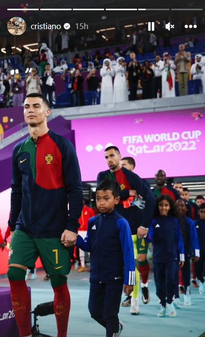 Sosok Ulul Albab El Ibrahim, Bocah Asal Madiun yang Jadi Player Escort Ronaldo di Piala Dunia 2022