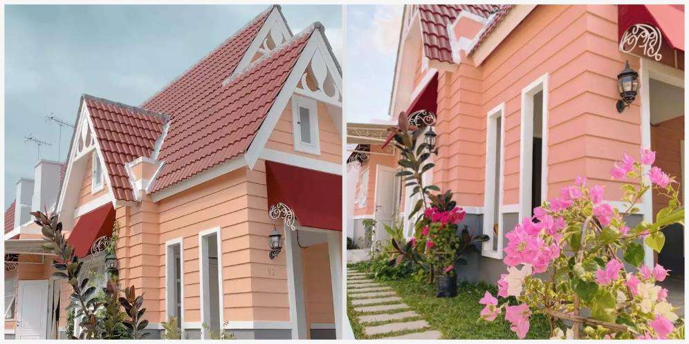 Desain rumah ala film animasi Studio Gibli yang estetik abis.