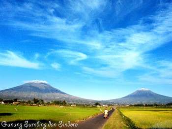 gunung sumbing dan sindoro