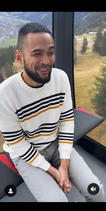 Teuku Wisnu panik diajak Shireen naik cable car