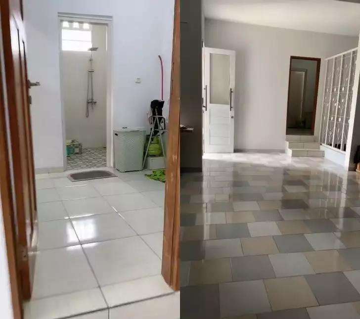 Desain rumah unik, dari luar kecil dan sempit pas masuk ternyata luas.