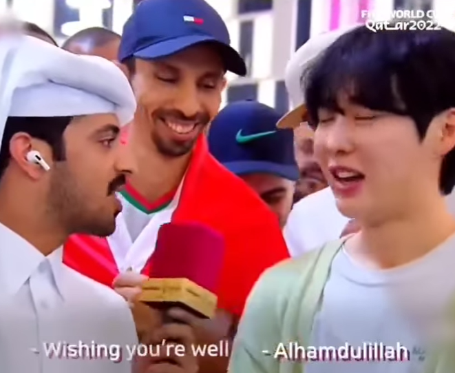 Viral Suporter Korea Selatan di Piala Dunia 2022 Fasih Bahasa Arab