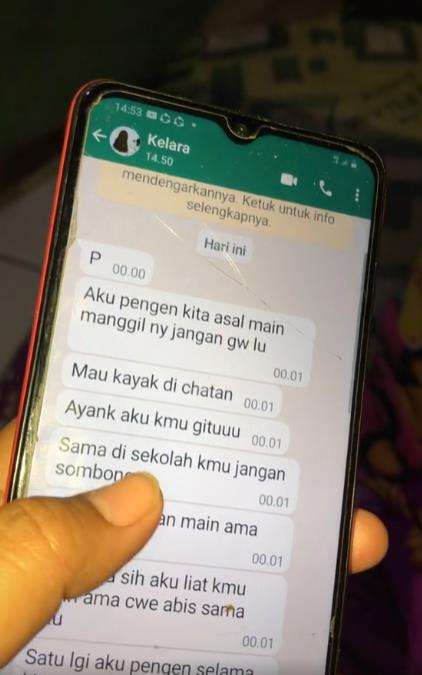 Kocak obrolan anak SD saat pacaran di WA.