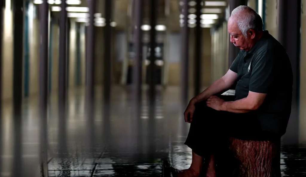 Najib Razak saat dijebloskan ke Pejara Kajang