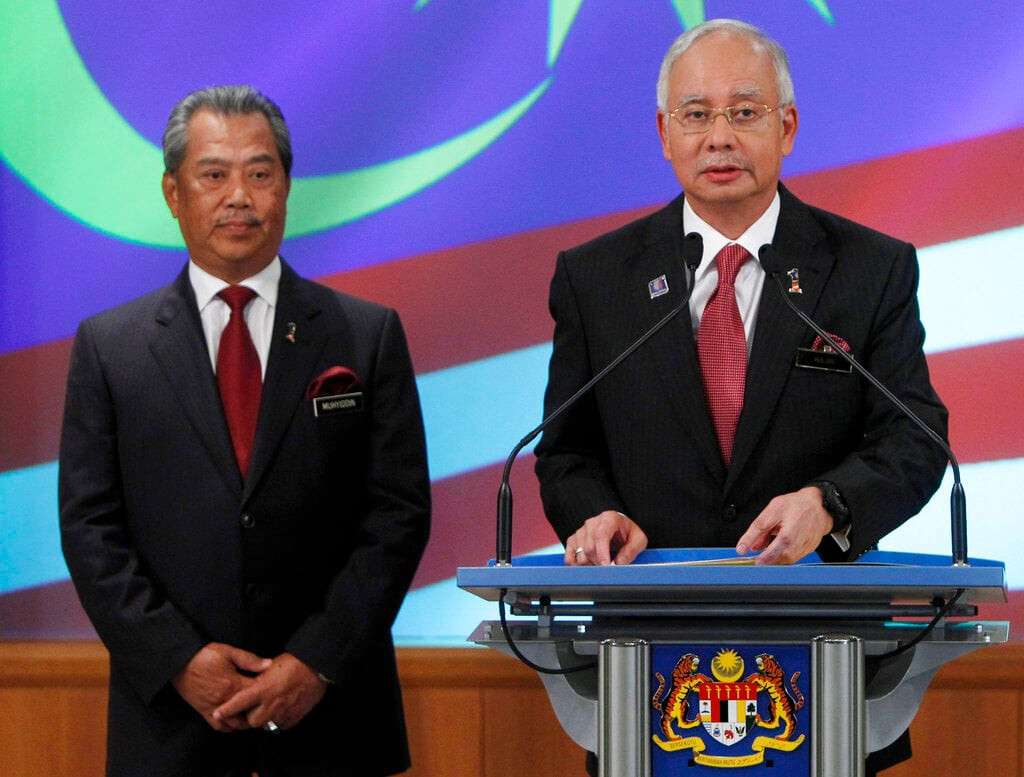 Muhyiddin Yassin saat menjadi wakil PM Malaysia Najib Razak