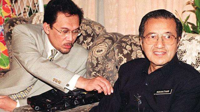 Anwar Ibrahim saat jadi Wakil PM Malaysia Mahathir Mohammad
