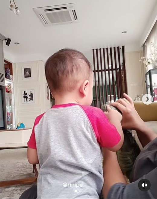 Rayyanza menangis lihat tangan Sus Rini digigit