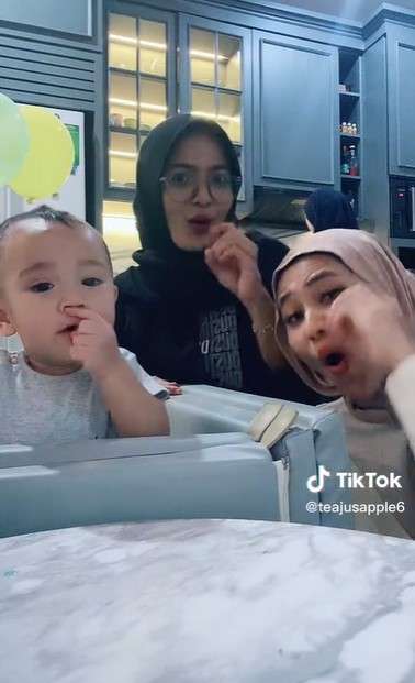 Rayyanza Ikutan main Tiktok