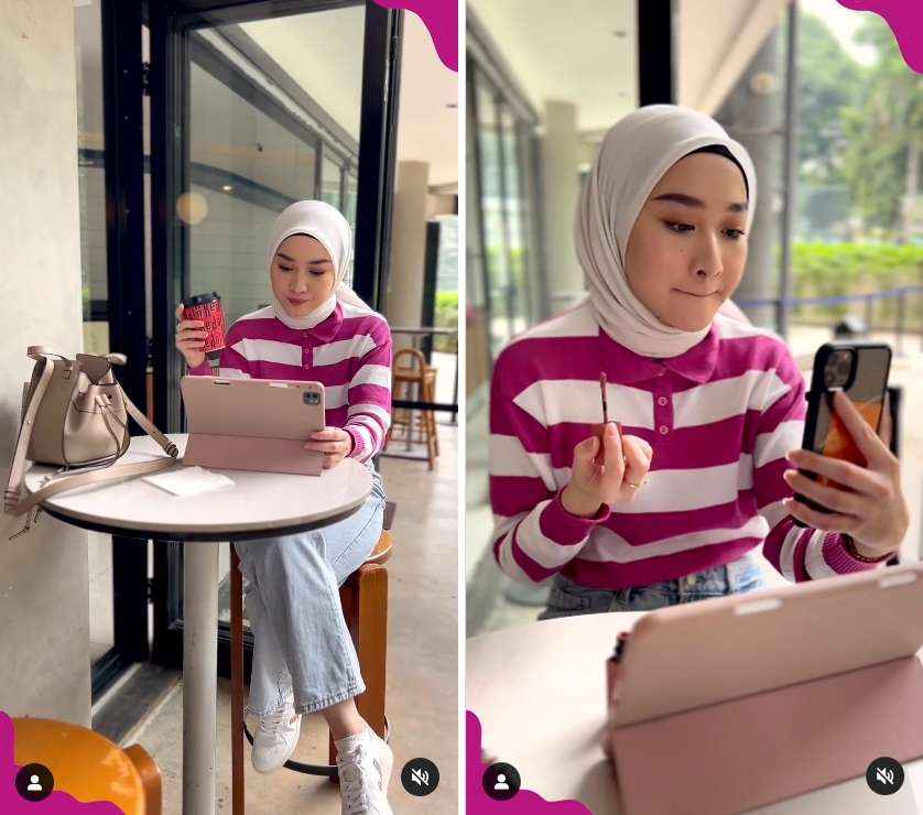 Tips Tampil Standout Seharian dengan Hijab ala Kiara Leswara, Nggak Lagi #TakutBangetLepek