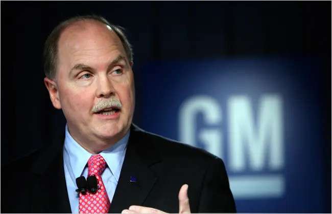 CEO GM Frtiz Henderson