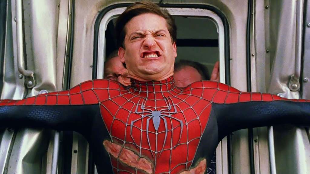 Tobey Macquire dalam film Spiderman yang box office Tobey Macquire dalam film Spiderman yang box office
