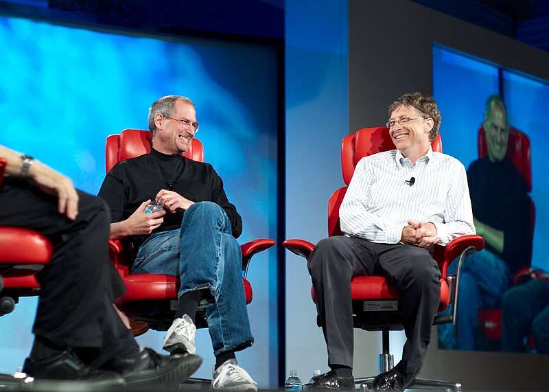 Steve Jobs dan Bill Gates