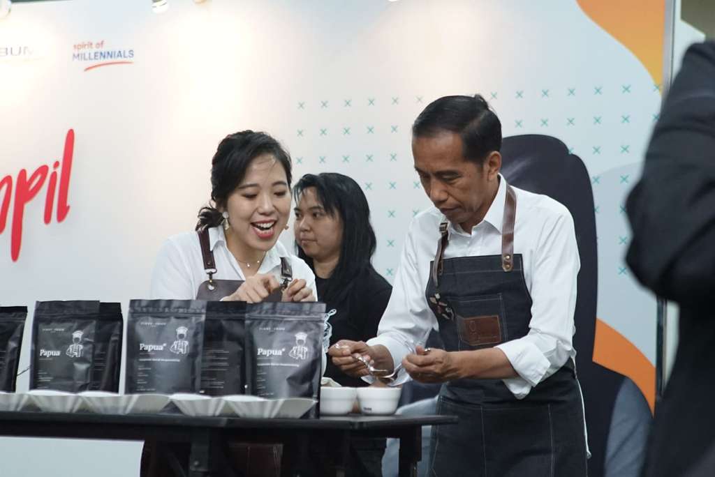 Presiden Jokowi & Evani Jesslyn