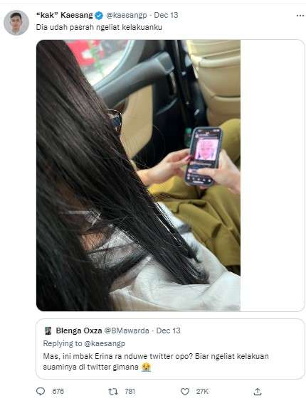 Unggahan Kaesang Pangarep