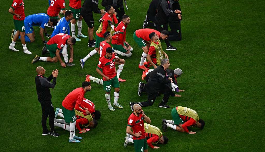 Gagal ke Final Piala Dunia 2022, Maroko Tetap Sujud Syukur