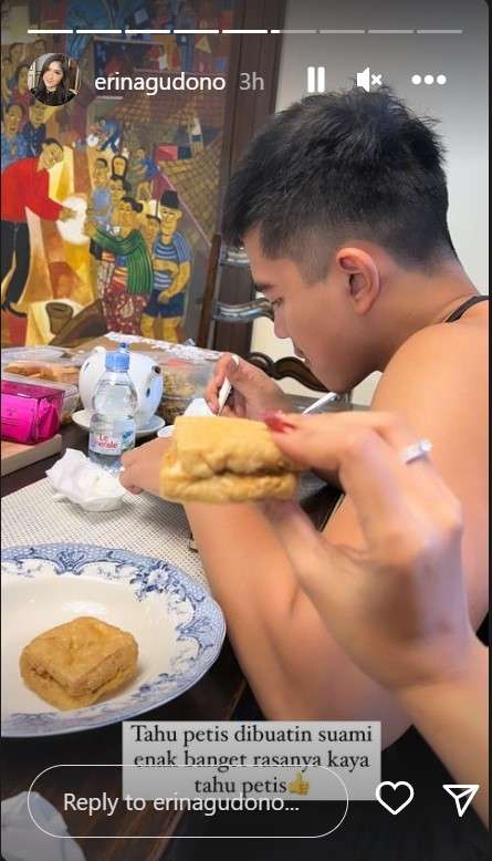 Erina Gudono pamer masakan Kaesang