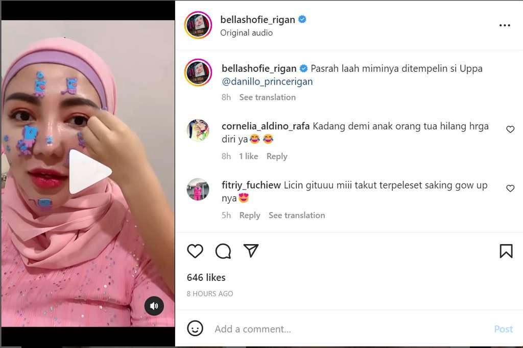 Unggahan Bella Shofie
