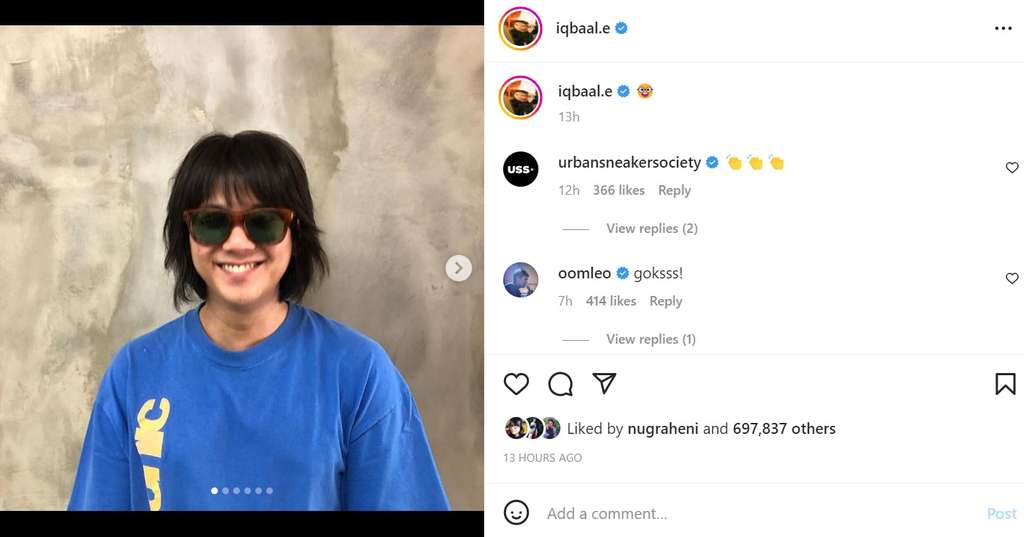 Unggahan Iqbaal Ramadhan