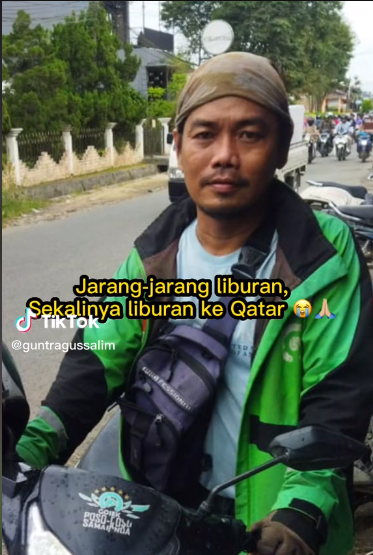 Viral Ojol Beruntung Nonton Piala Dunia 2022 Qatar