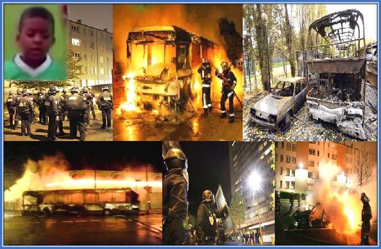 Kerusuhan di Bondy, tempat tinggal Mbappe