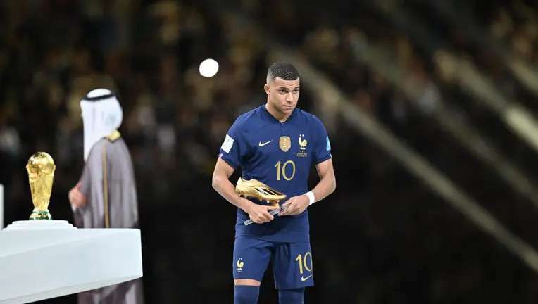 Mbappe meraih Sepatu Emas di Piala Dunia 2022