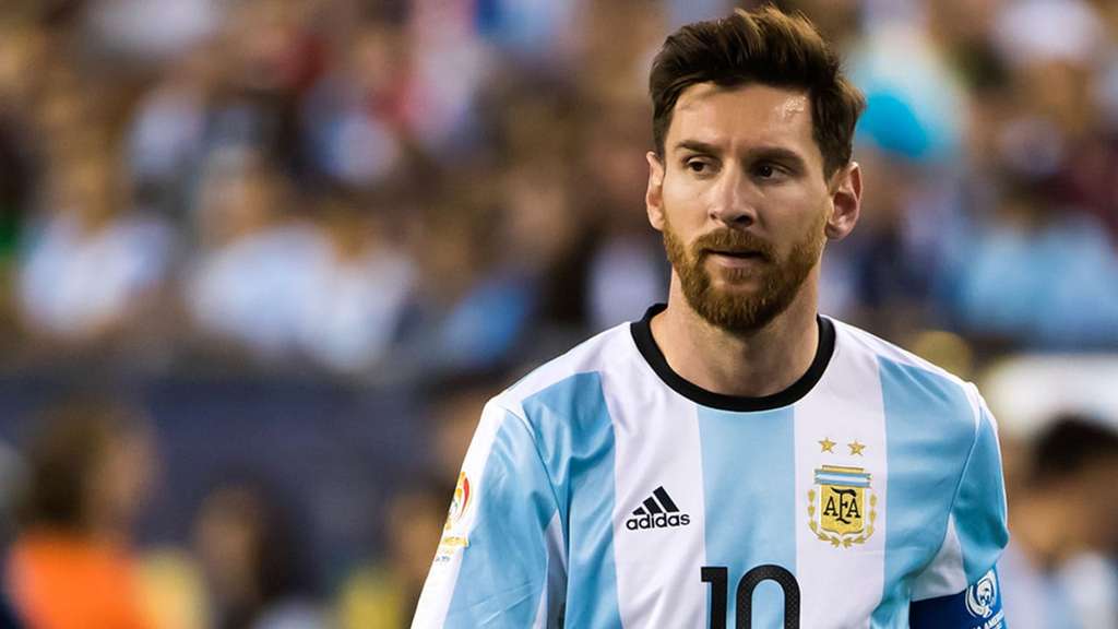 Messi saat mengumumkan pengduran diri dari timnas Argentina