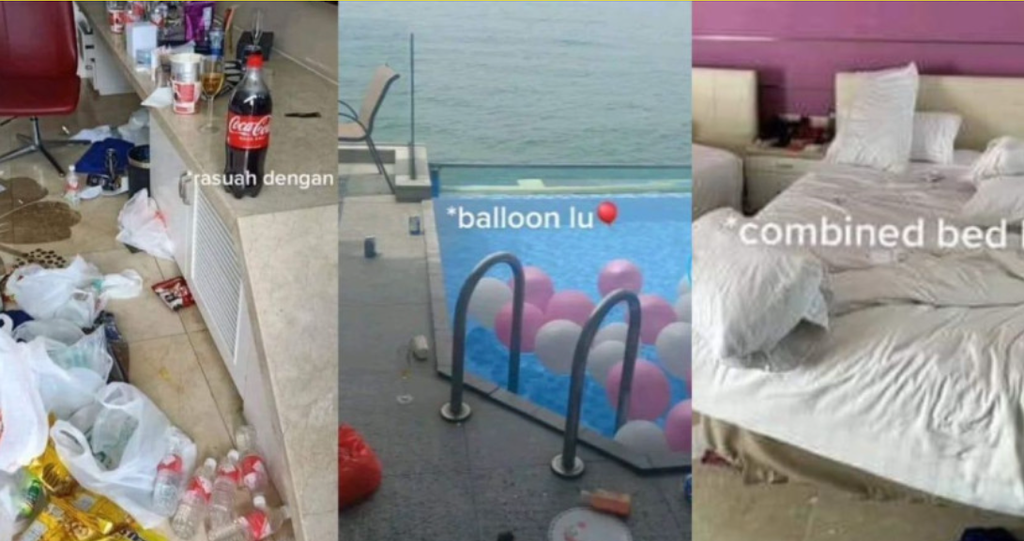 Viral Penampakan Kamar Hotel bak Mimpi Buruk, Penuh Sampah