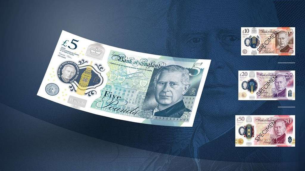 uang kertas poundsterling raja charles III