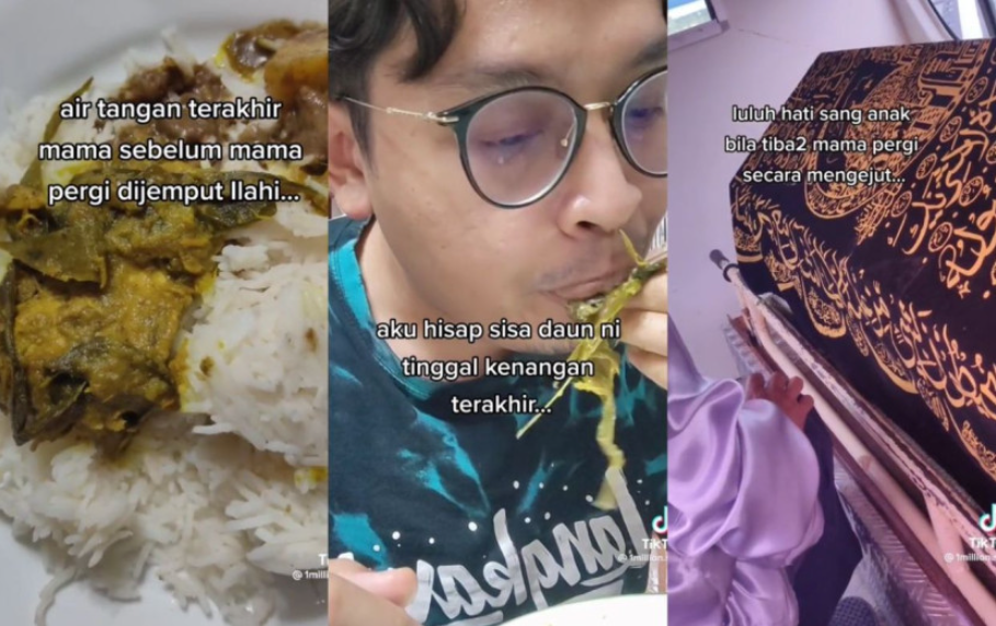 Nyesek,  Pria Ini Santap Masakan Terakhir Ibu sebelum Meninggal