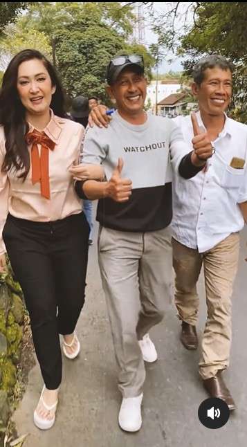 Potret Nafa Urbach pulang kampung ke Magelang