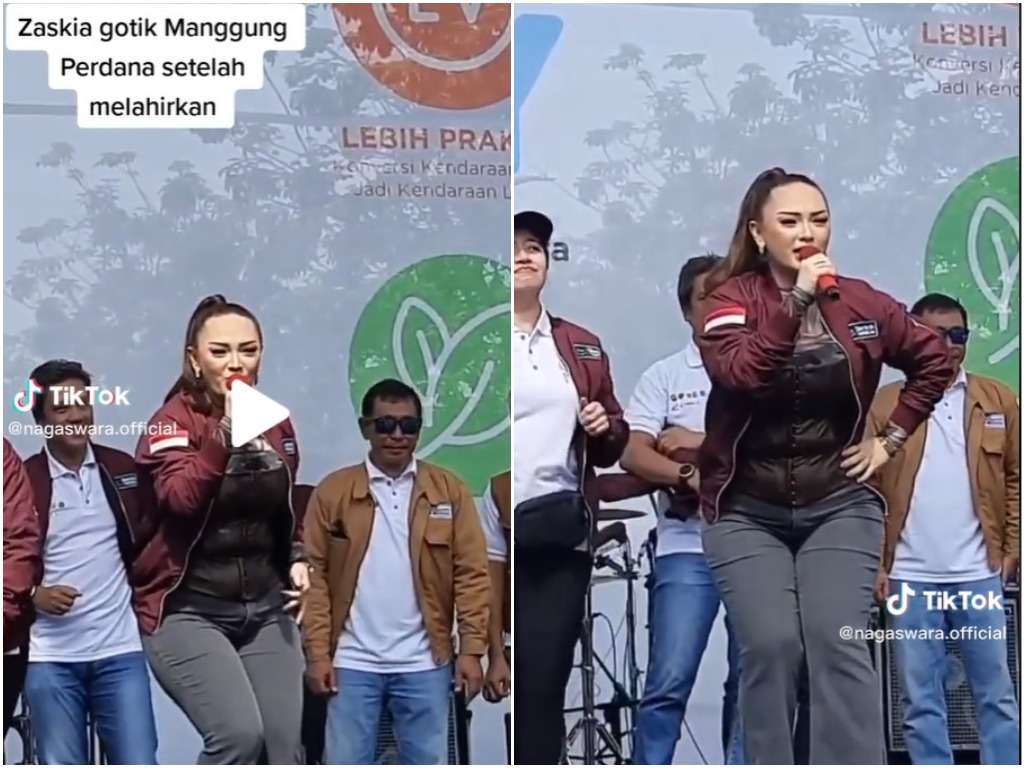 Perdana Zaskia Gotik manggung
