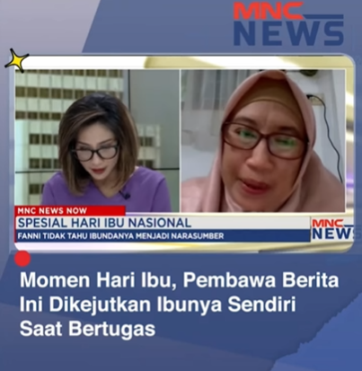 Viral Presenter Berita Tak Kuasa Menahan Tangis Saat Tahu Narasumber Adalah Ibunya