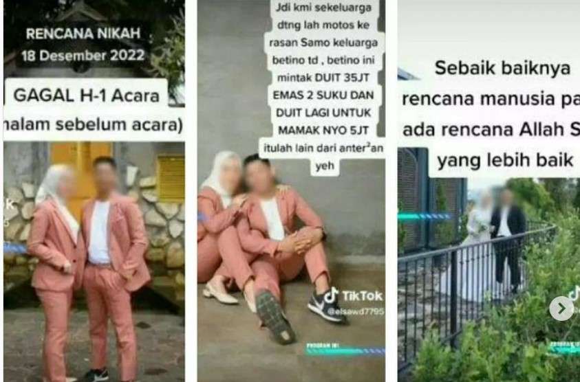 Kisah pria Palembang gagal nikah