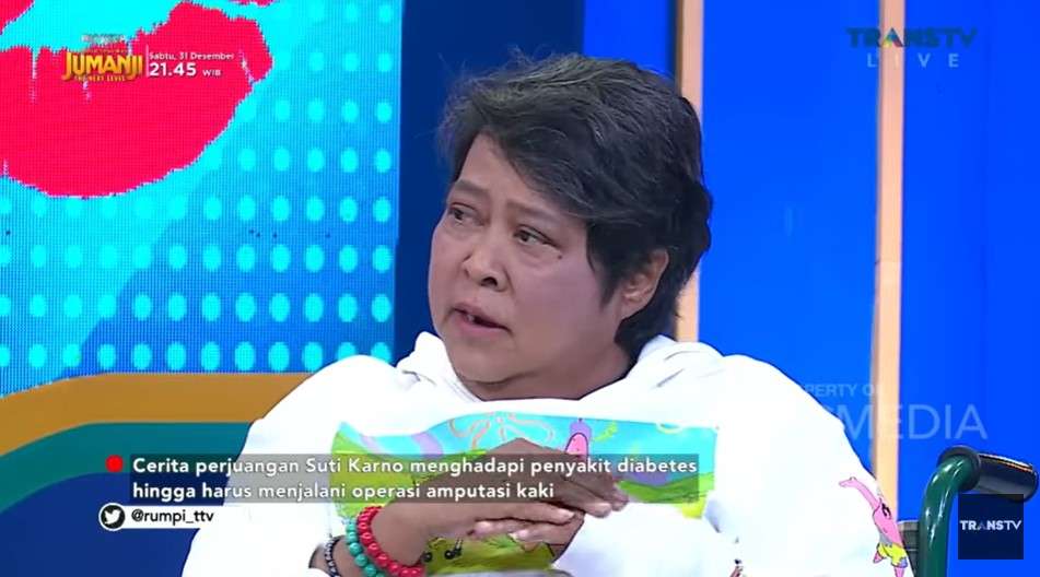 Suti Krno cerita kakinya diamputasi