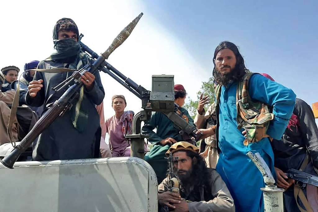 Taliban saat memasuki kota Kabul