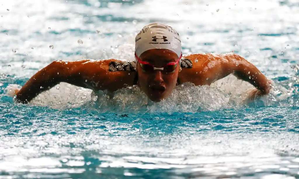 Yusra saat tampil di Olimpiade Rio